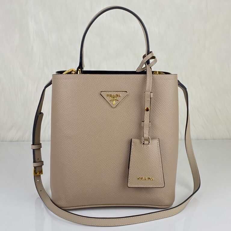 prada canta medium saffiano panier vizon