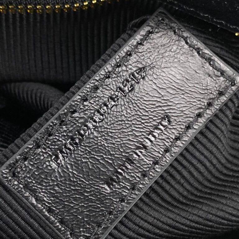 yves saint laurent ysl canta niki medium vintage siyah sari zincir