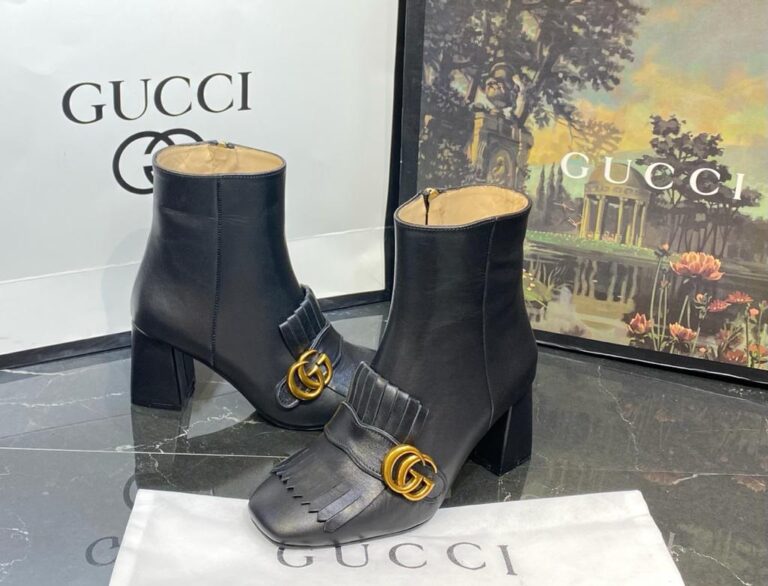 gucci bot ic dis hakiki deri ithal