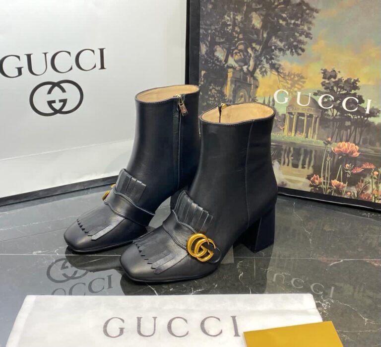 gucci bot ic dis hakiki deri ithal
