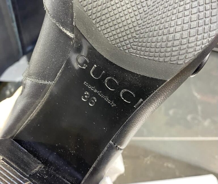 gucci bot ic dis hakiki deri ithal