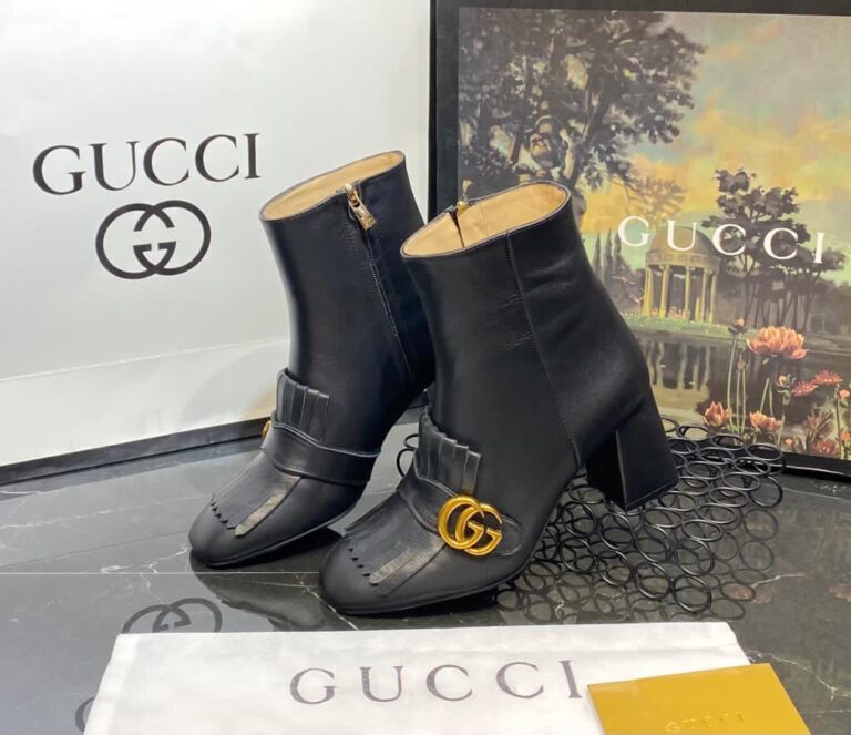 gucci bot ic dis hakiki deri ithal
