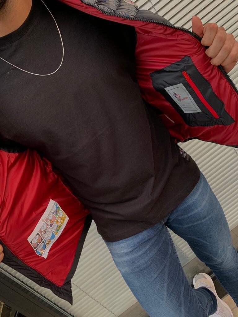 moncler yelek erkek 2021 siyah parlak mat