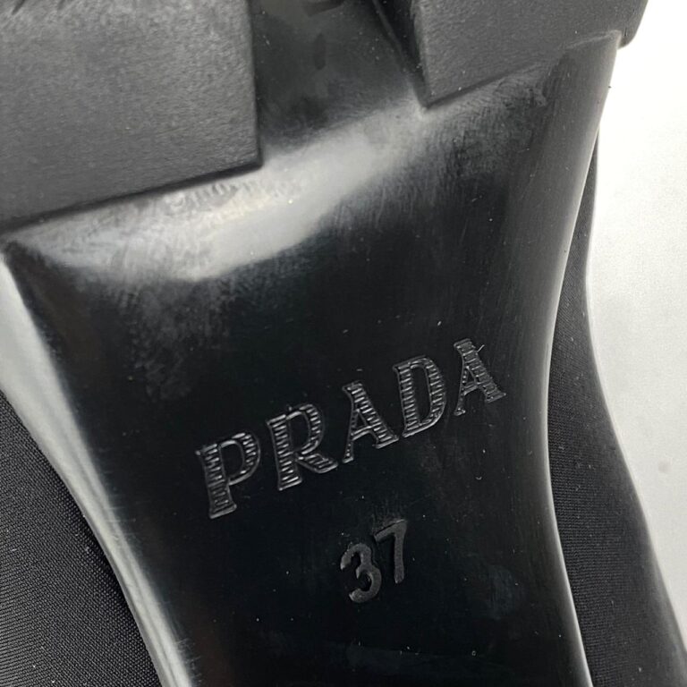 prada bot high heel laced topuk 9.5cm