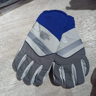 the north face eldiven gri lacivert su gecirmez kar eldiveni
