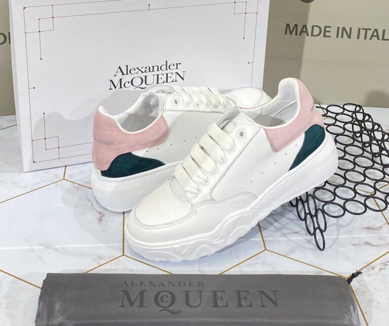 alexander mcqueen ayakkabi sneaker beyaz pudra yesil