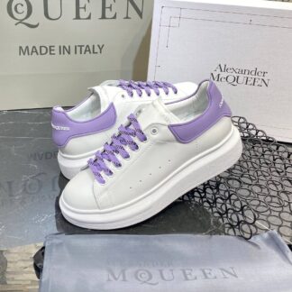 alexander mcqueen ayakkabi yeni sezon beyaz mor sneaker
