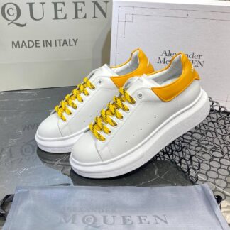 alexander mcqueen ayakkabi yeni sezon beyaz sari sneaker