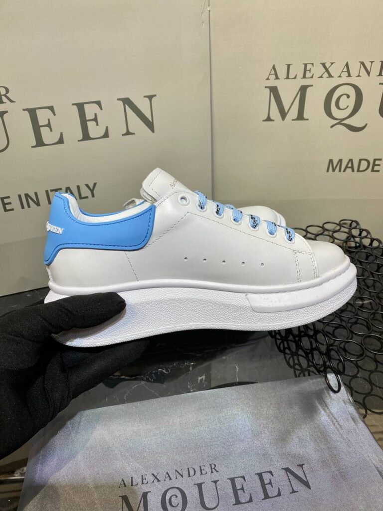 alexander mcqueen ayakkabi yeni sezon mavi beyaz sneaker