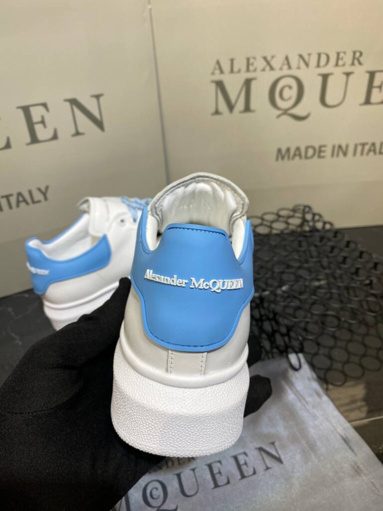 alexander mcqueen ayakkabi yeni sezon mavi beyaz sneaker