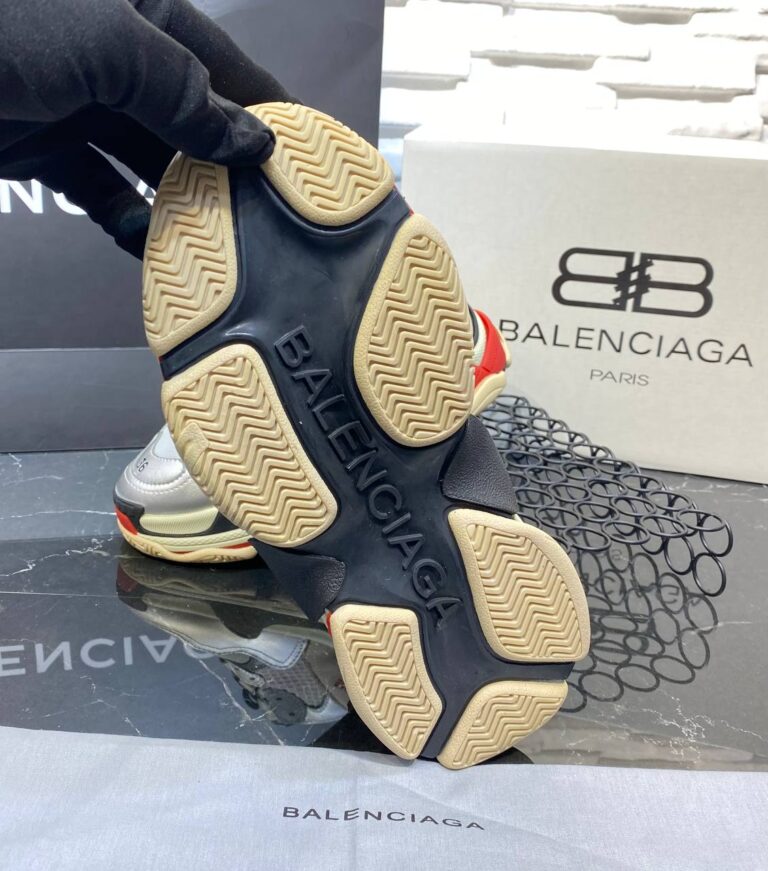 balenciaga ayakkabi triple s silver
