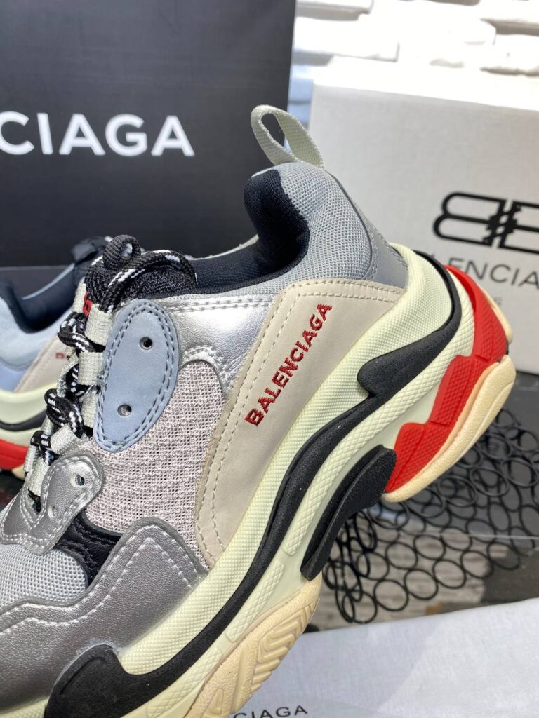 balenciaga ayakkabi triple s silver