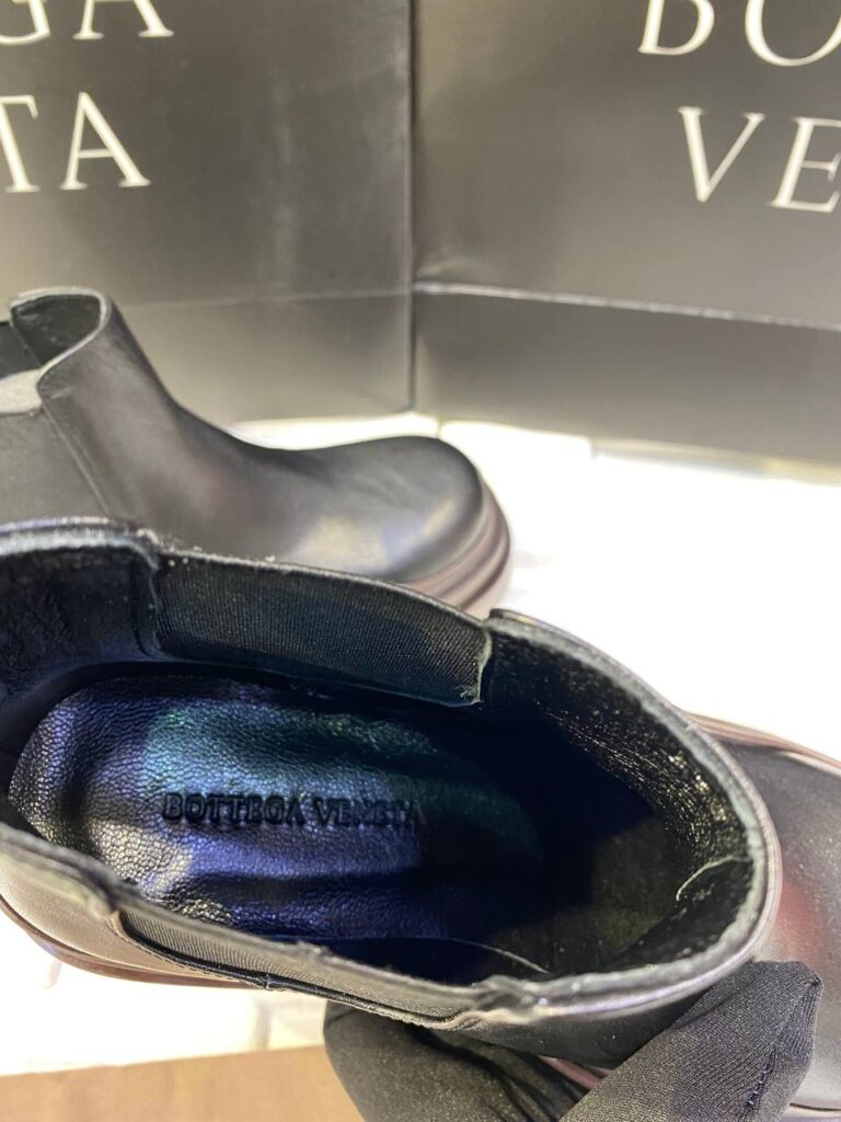 bottega veneta ayakkabi the tire boot bot kisa boy siyah kahve