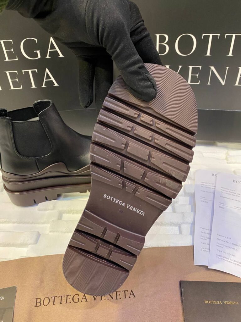 bottega veneta ayakkabi the tire boot bot kisa boy siyah kahve