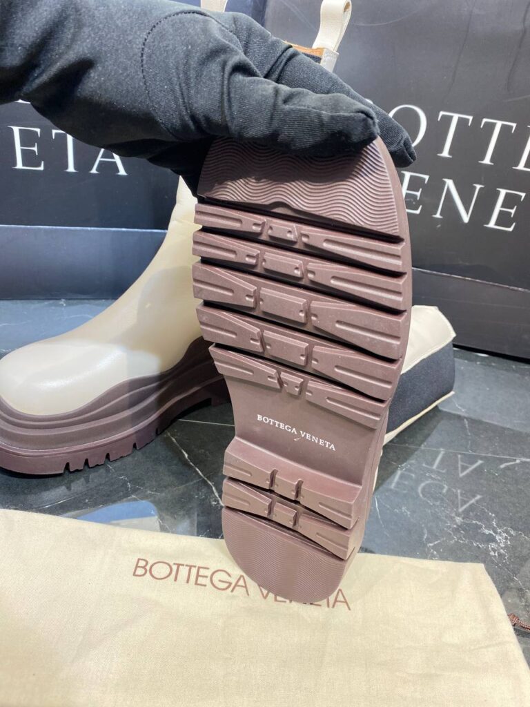 bottega veneta ayakkabi the tire boot bot uzun boy vizon kahve