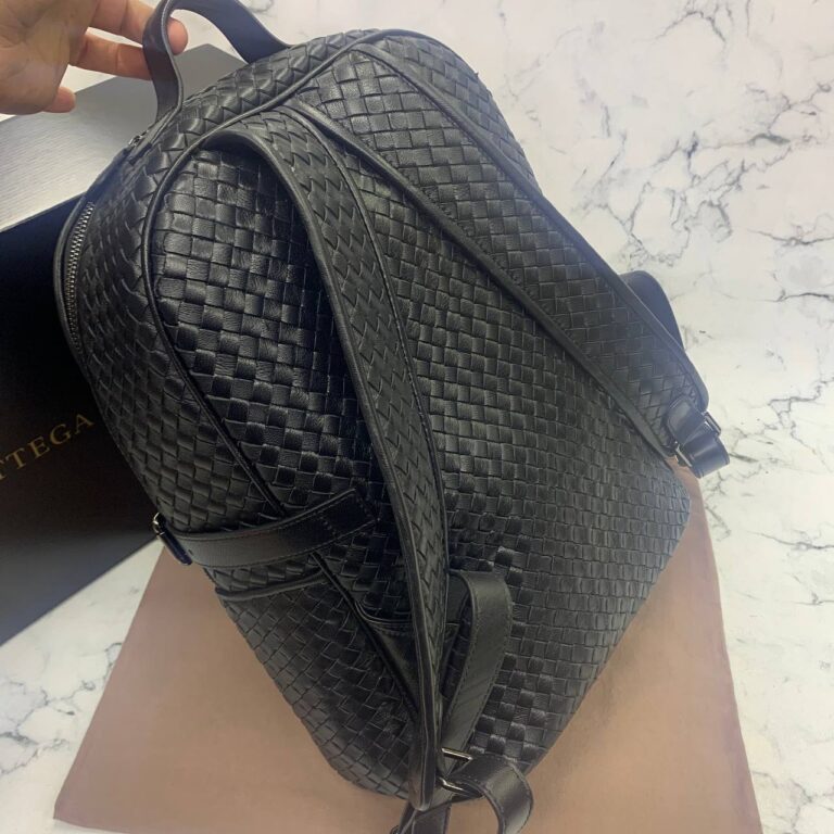 bottega veneta canta sirt siyah 30x40x19 cm