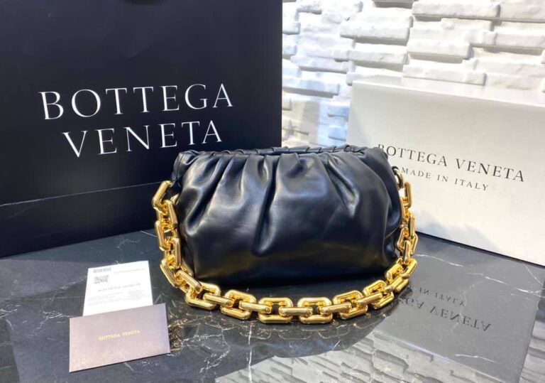 bottega veneta canta the chain pouch zincirli siyah