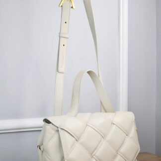 bottega veneta canta top handle krem 30x20x12 cm
