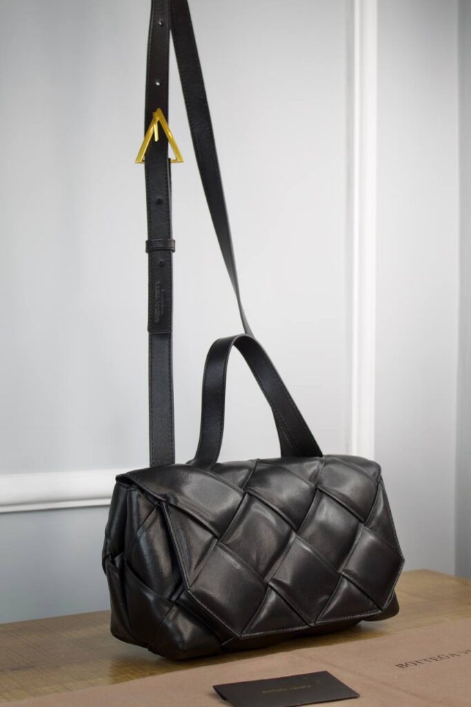 bottega veneta canta top handle siyah 30x20x12 cm