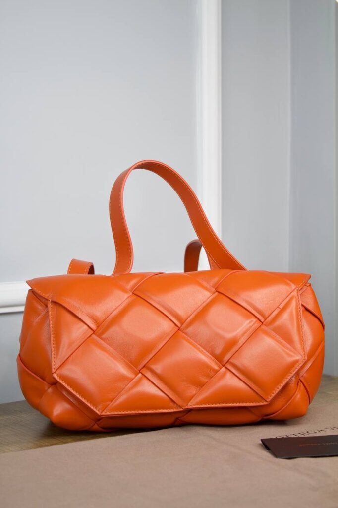 bottega veneta canta top handle turuncu 30x20x12 cm