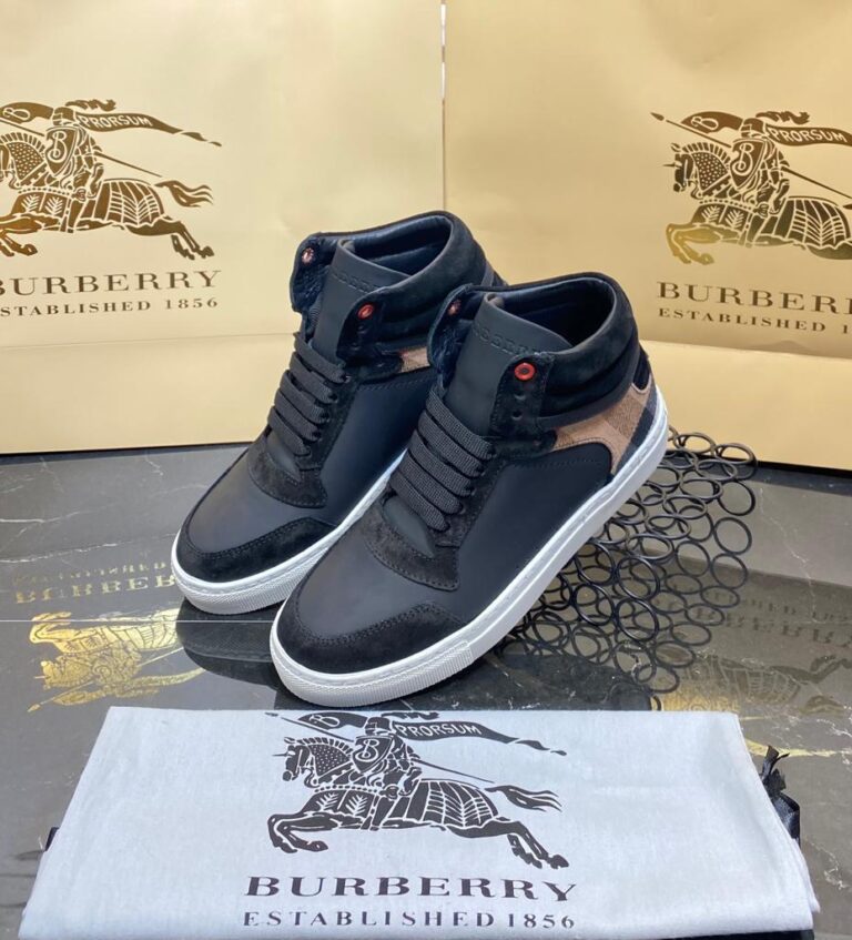 burberry ayakkabi bot siyah