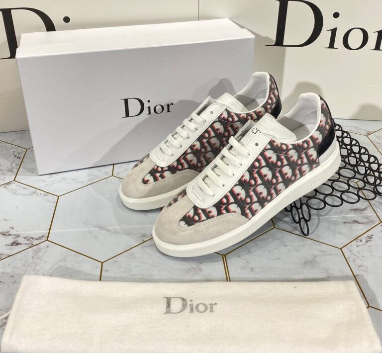 christian dior ayakkabi erkek sneakers beyaz kirmizi desen