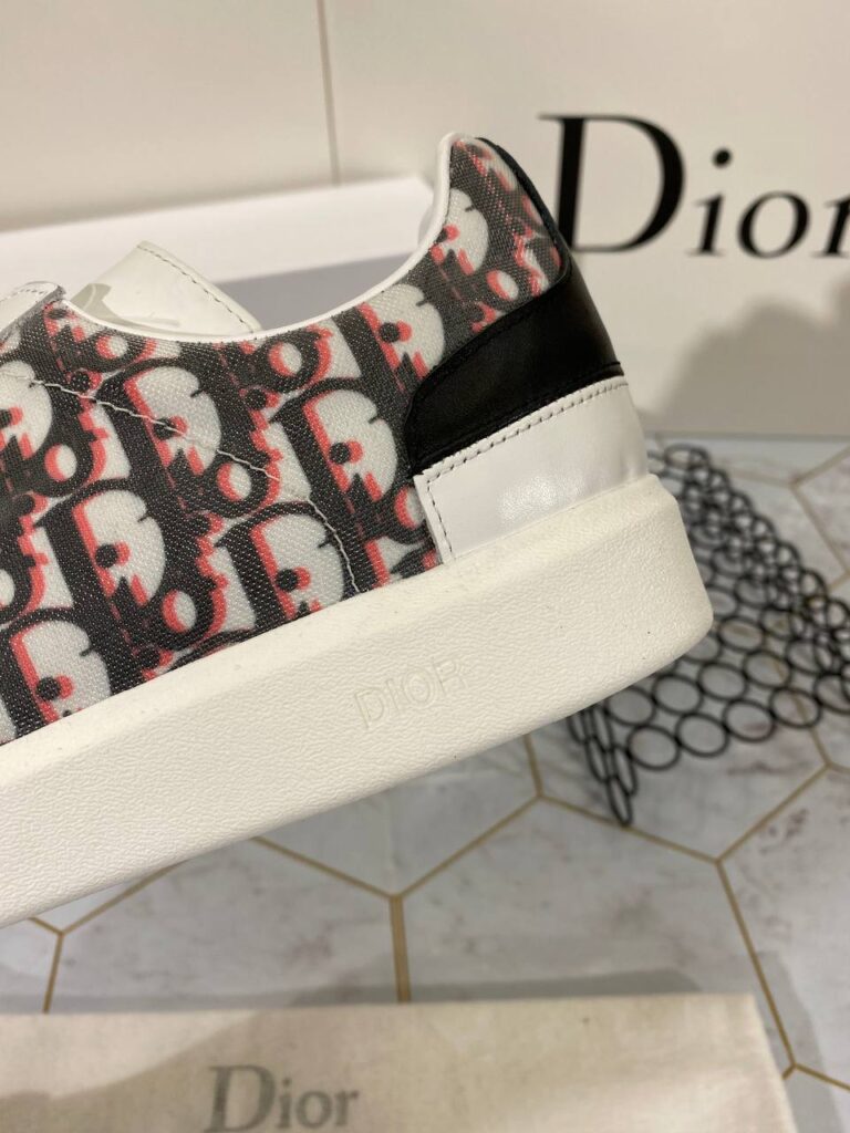 christian dior ayakkabi erkek sneakers beyaz kirmizi desen