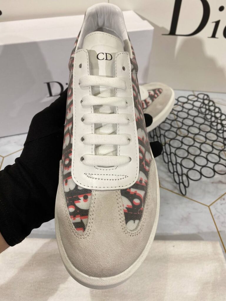 christian dior ayakkabi erkek sneakers beyaz kirmizi desen