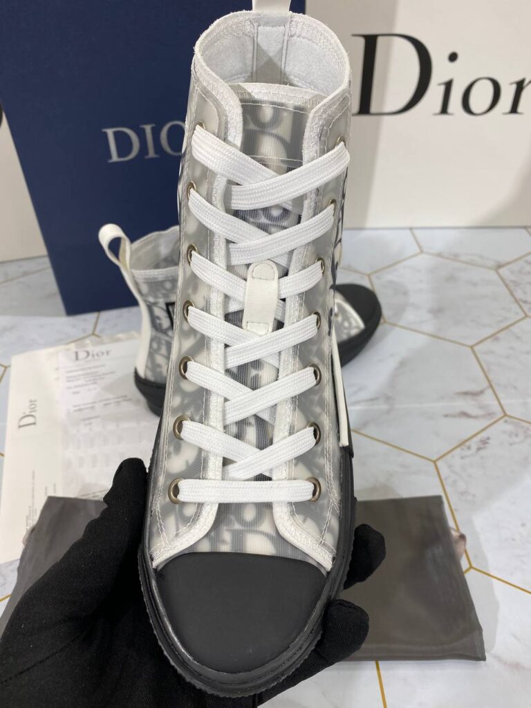 christian dior ayakkabi sneaker high top siyah beyaz