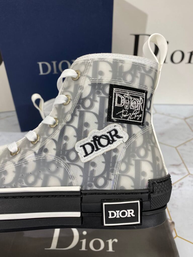 christian dior ayakkabi sneaker high top siyah beyaz