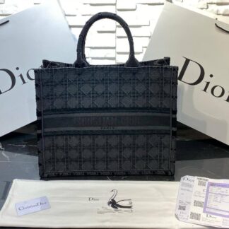 christian dior canta book tote kadife siyah 42x36 cm