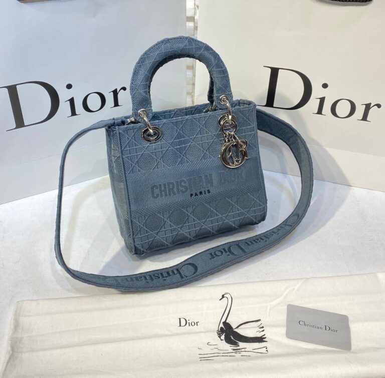 christian dior canta lady nakisli gri 23x21 cm
