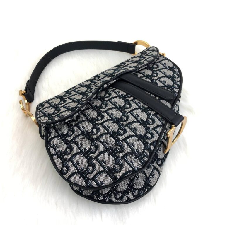 christian dior canta oblique saddle askili siyah 25x20x6 cm