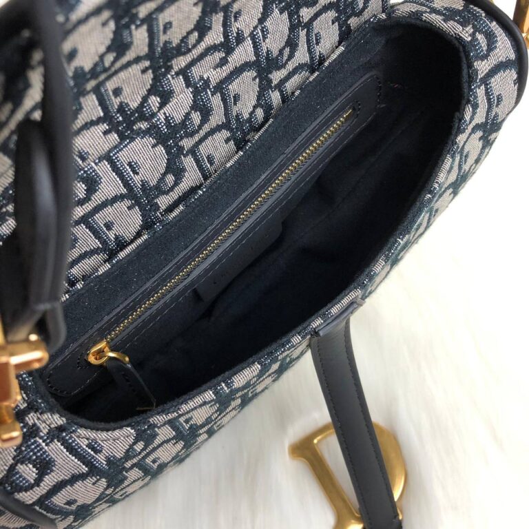 christian dior canta oblique saddle askili siyah 25x20x6 cm