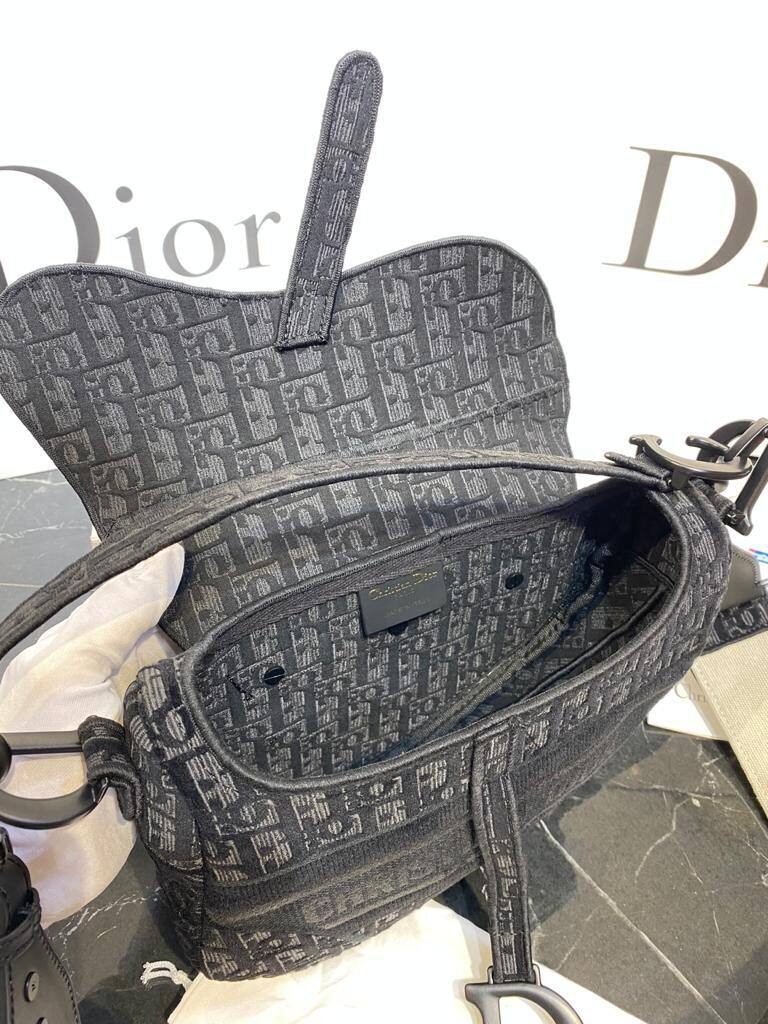 christian dior canta saddle siyah 25x20 cm