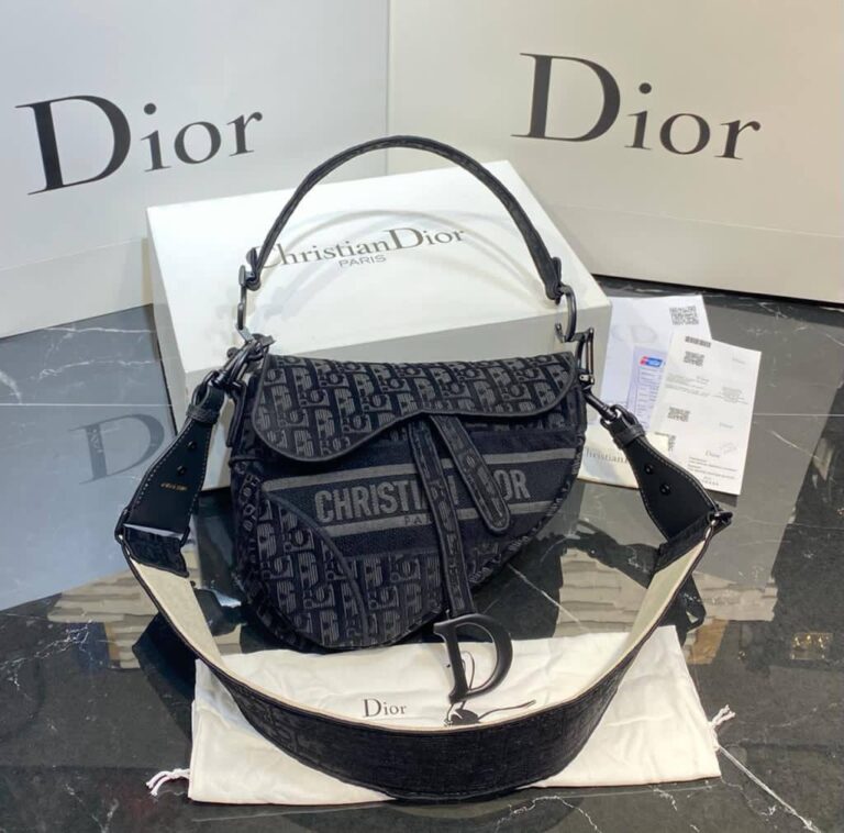 christian dior canta saddle siyah 25x20 cm