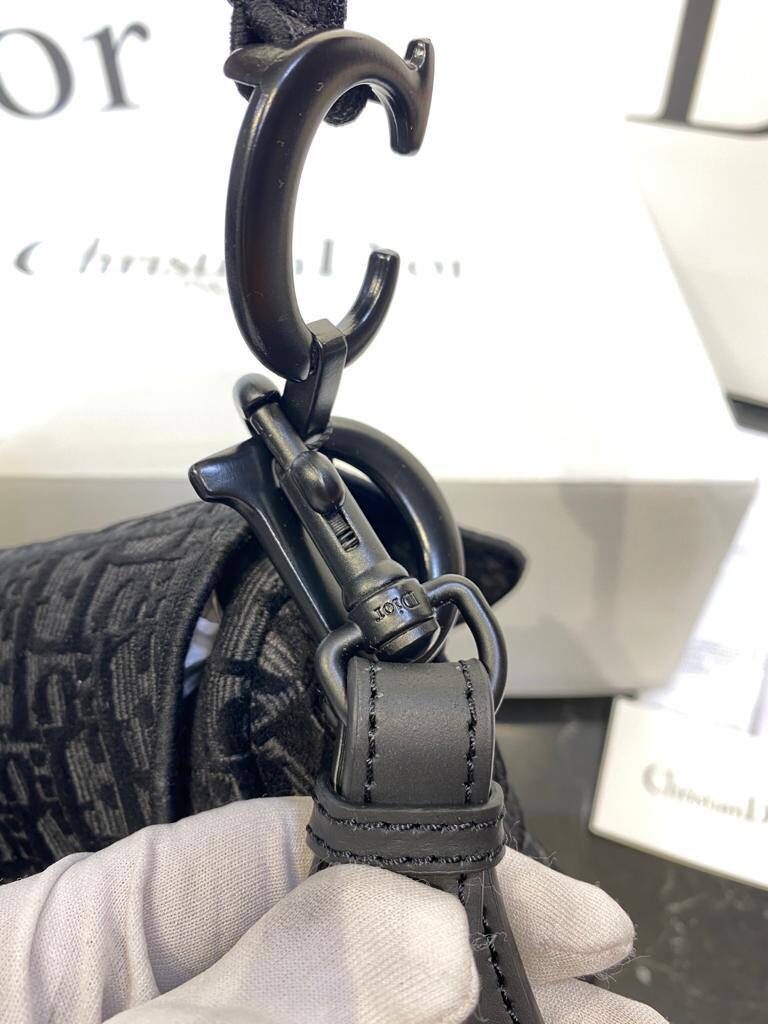 christian dior canta saddle siyah 25x20 cm