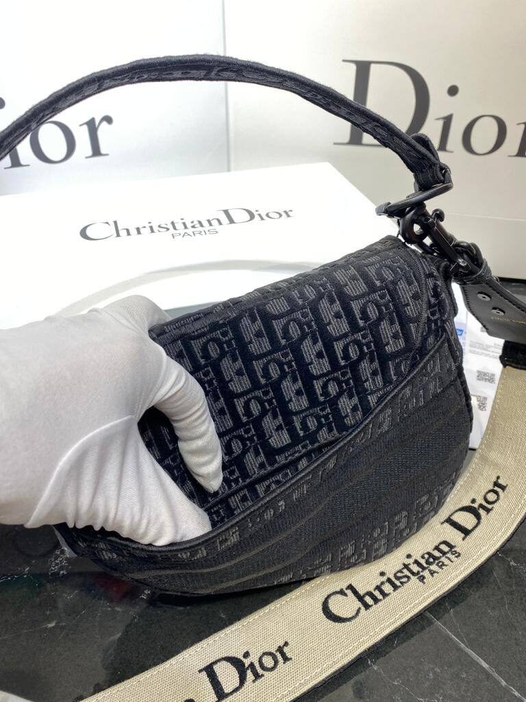 christian dior canta saddle siyah 25x20 cm