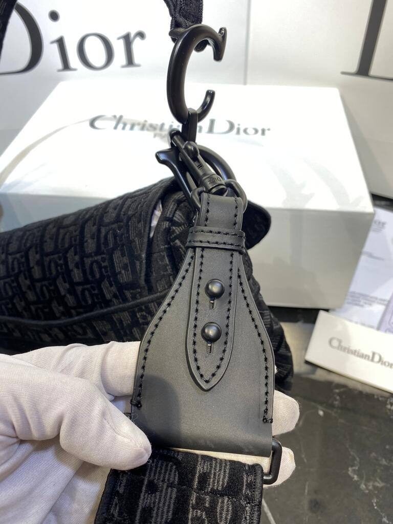 christian dior canta saddle siyah 25x20 cm
