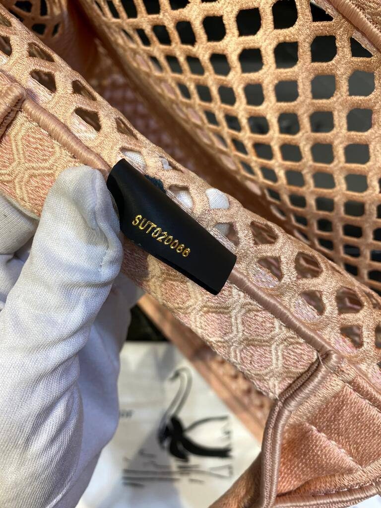 christian dior canta tote ozel seri pudra pembe 42x36 cm