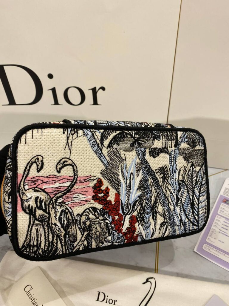 christian dior canta travel vanity taba mavi 24x17 cm