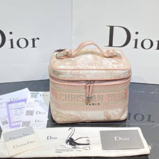 christian dior canta travel vanity taba pudra 24x17 cm