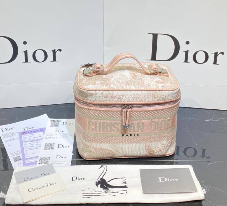 christian dior canta travel vanity taba pudra 24x17 cm