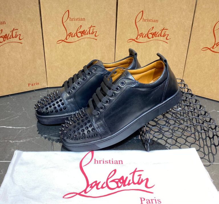 christian louboutin ayakkabi erkek sneaker siyah