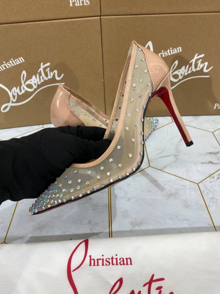 christian louboutin ayakkabi stiletto nude topuk 12 cm