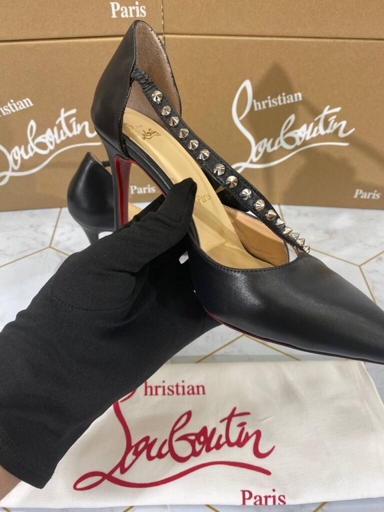 christian louboutin ayakkabi stiletto pumps siyah topuk 12 cm