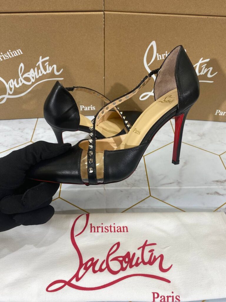 christian louboutin ayakkabi stiletto pumps siyah topuk 12 cm