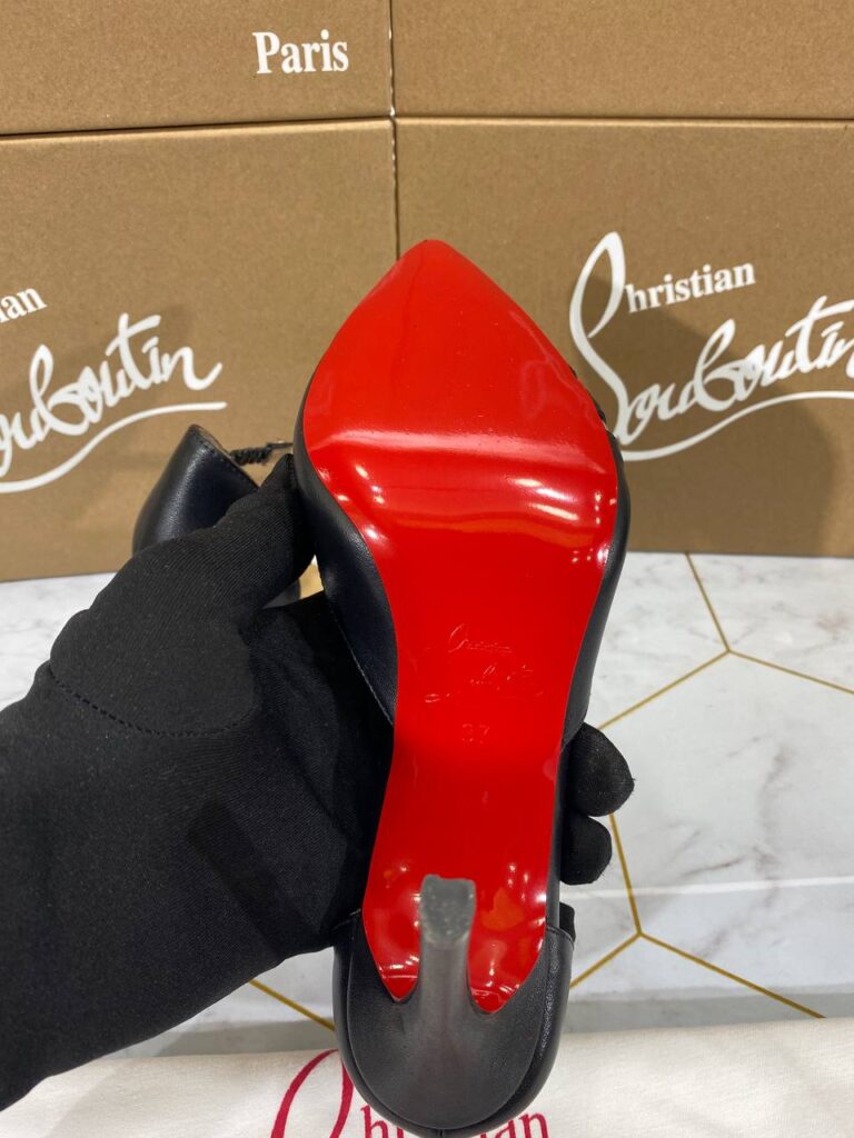 christian louboutin ayakkabi stiletto pumps siyah topuk 12 cm