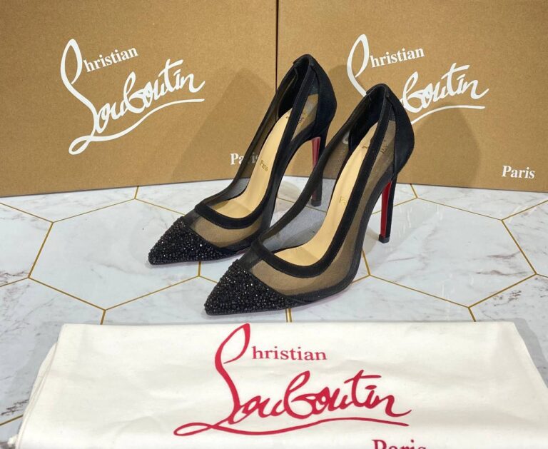 christian louboutin ayakkabi stiletto siyah topuk 12 cm