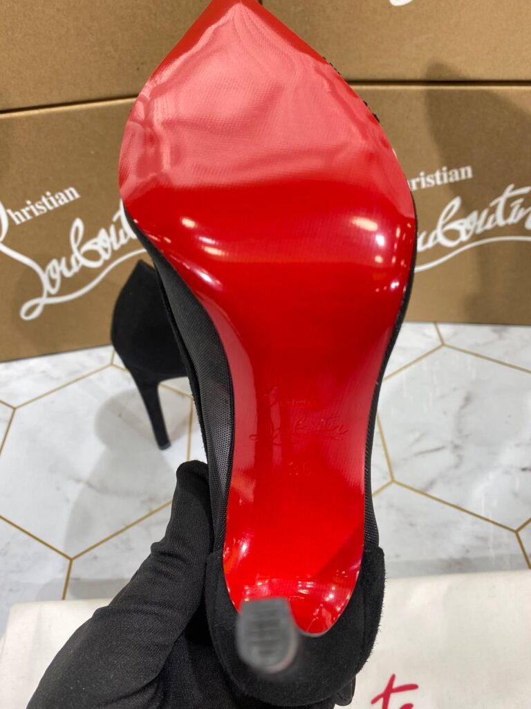 christian louboutin ayakkabi stiletto siyah topuk 12 cm